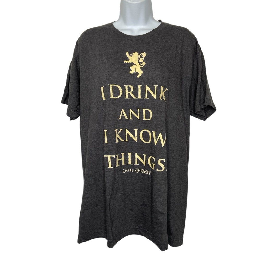 Game Of Thrones Shirt I Drink NWT